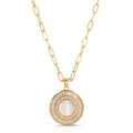 Mother Mary Necklace - Pearl