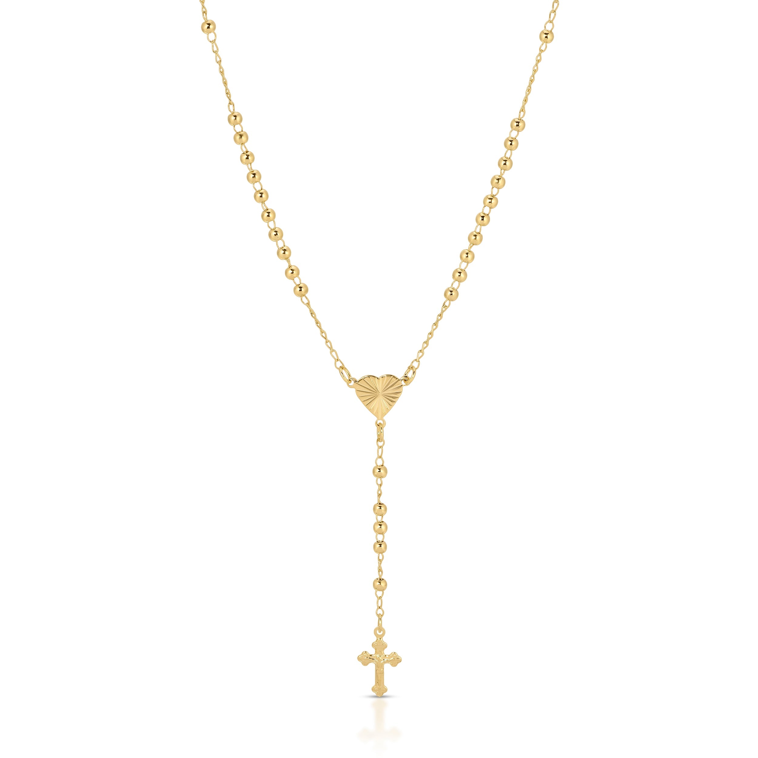 Heart of Devotion Gold Rosary