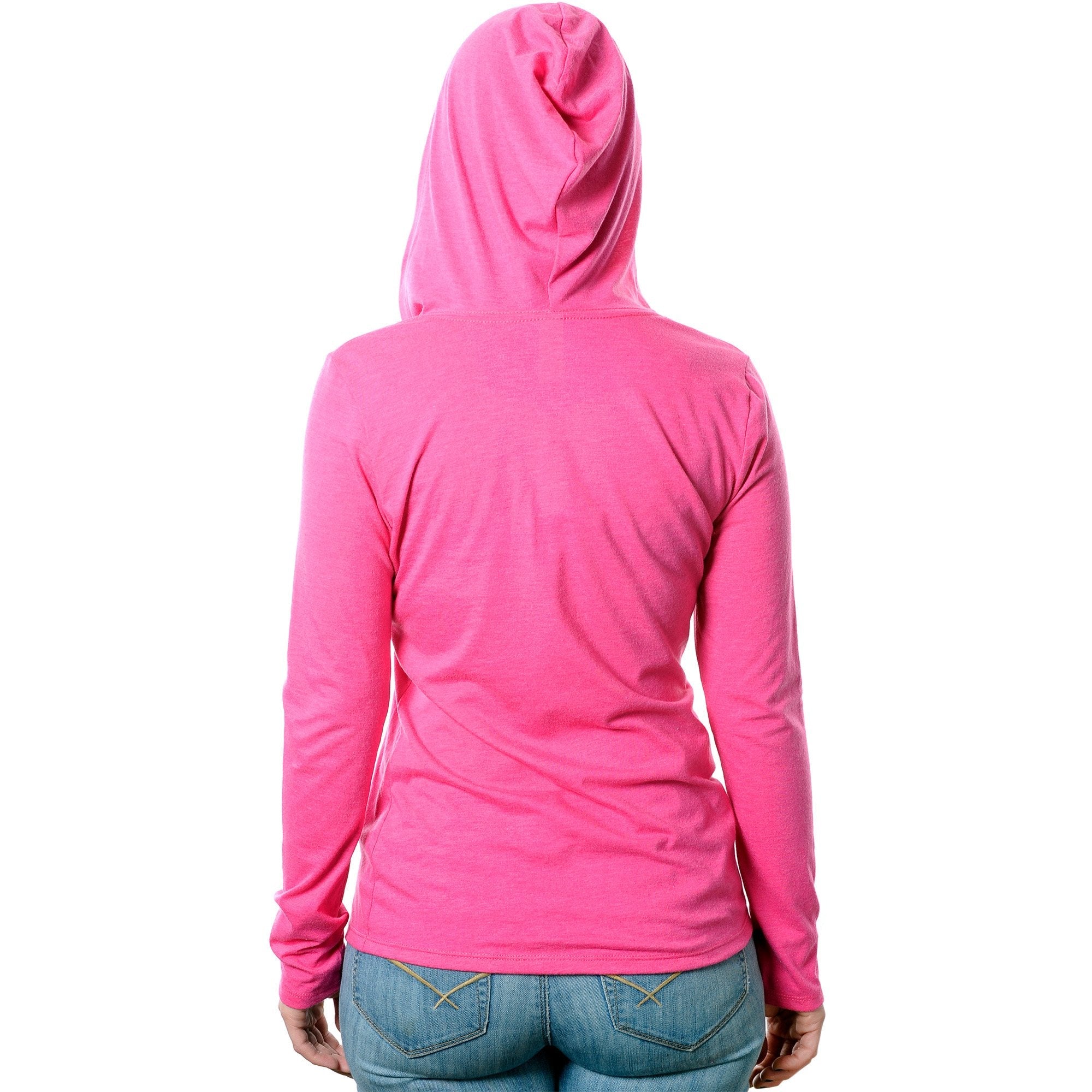 Peace Love & Piercings Black Tapered Long Sleeve Hoodie