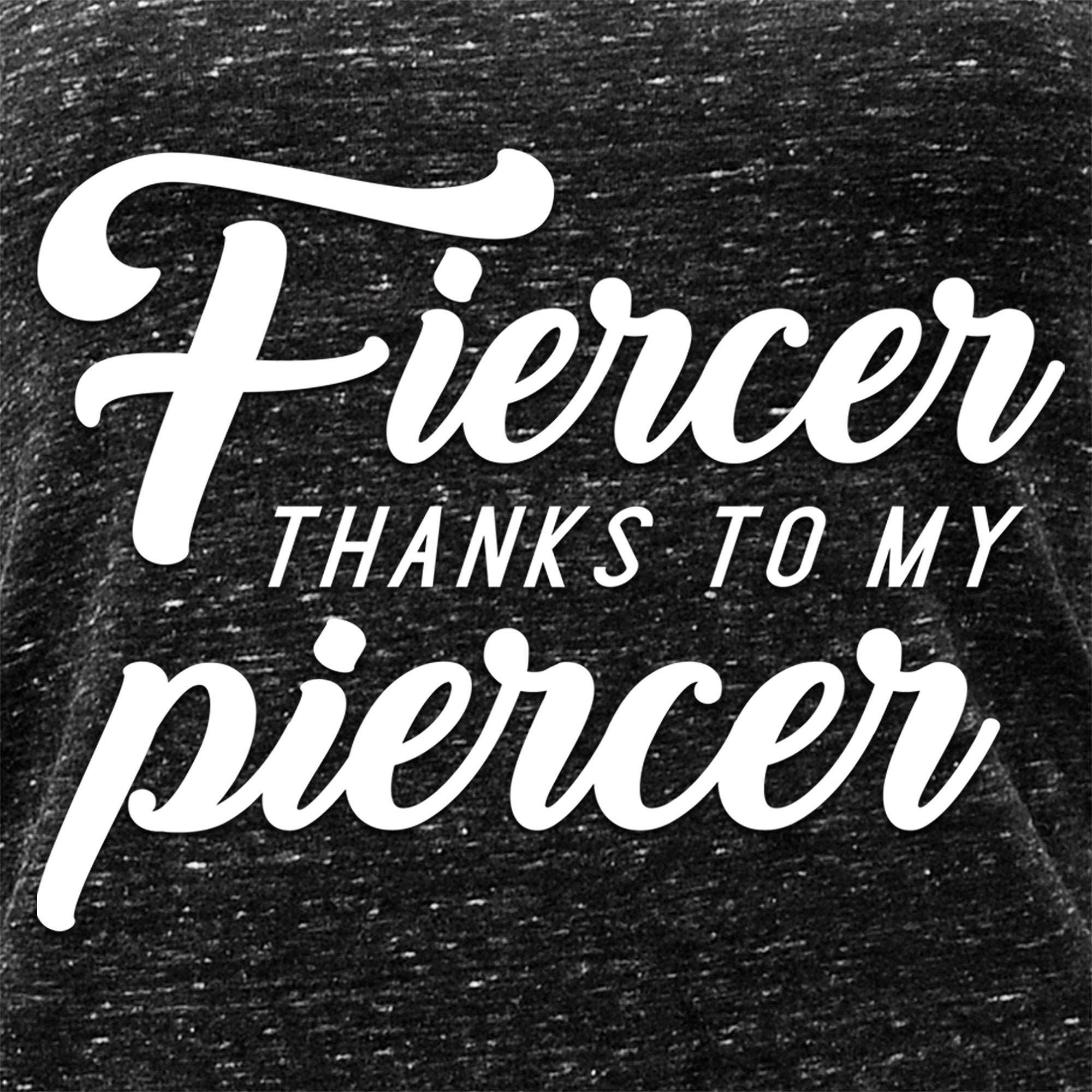 Fiercer thanks to my Piercer Black Gray Cosmic Twist Back Tank Top