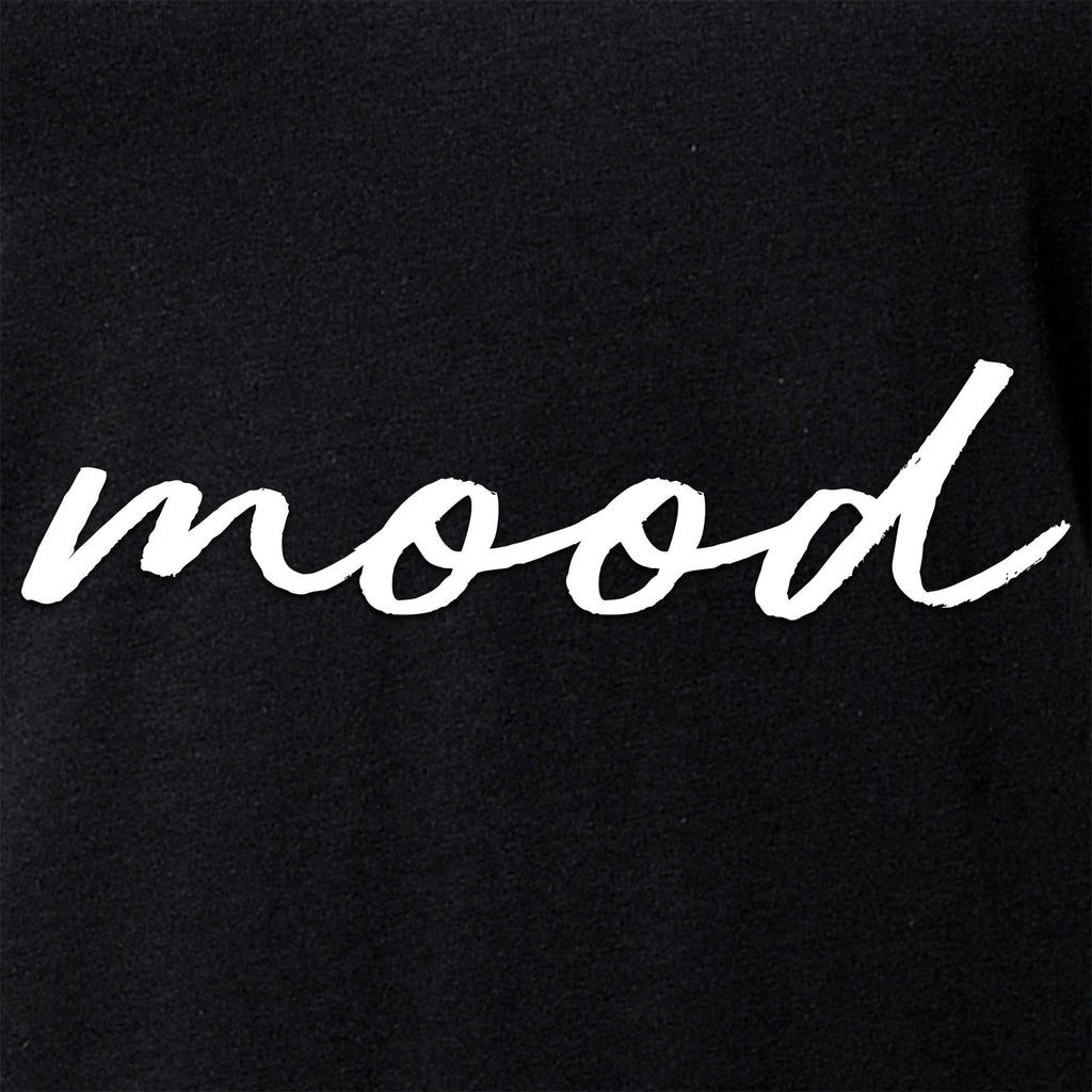 Mood Black Tapered V-Neck Tee Shirt