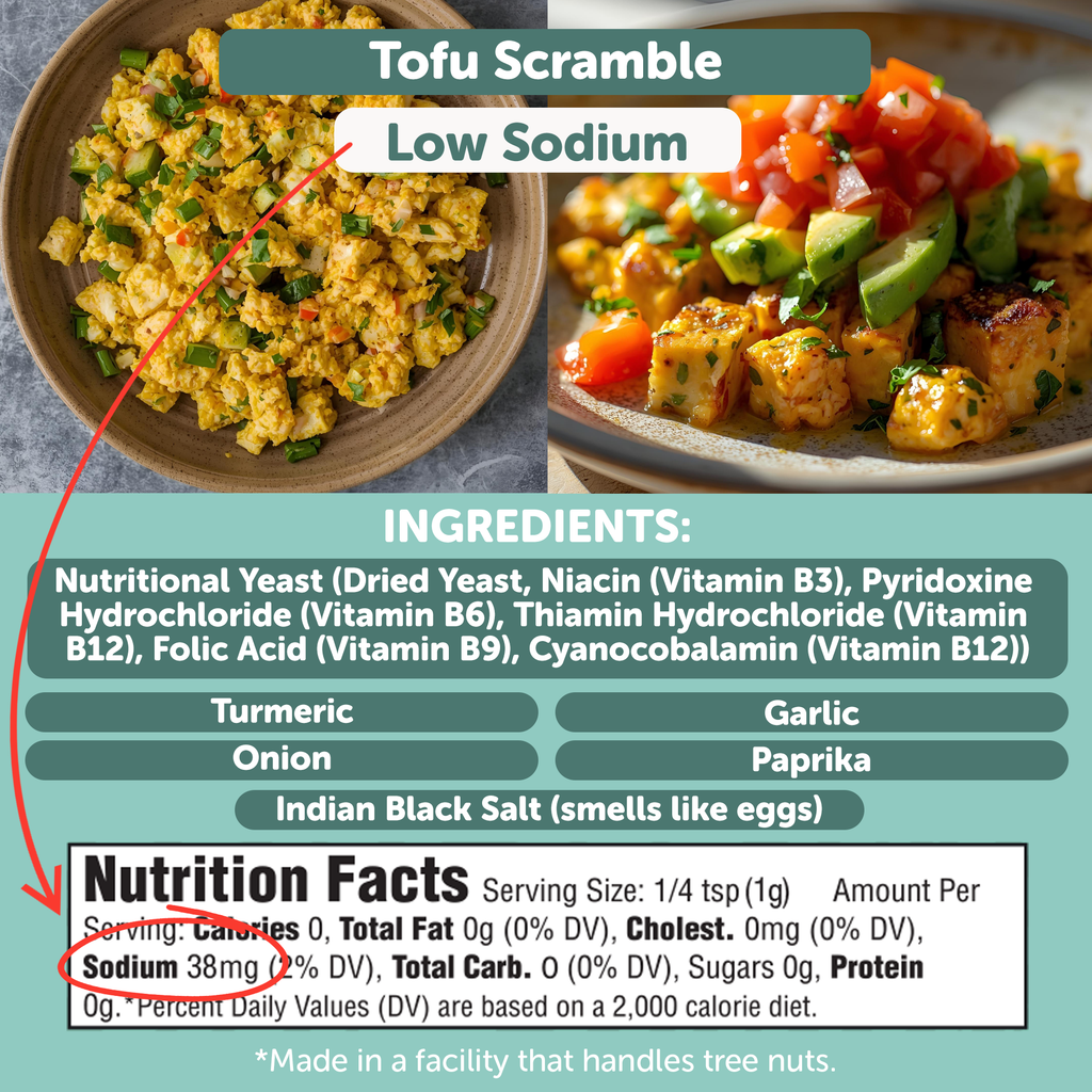 Tofu Scramble Seasoning – Make Tofu Taste Just Like Eggs!