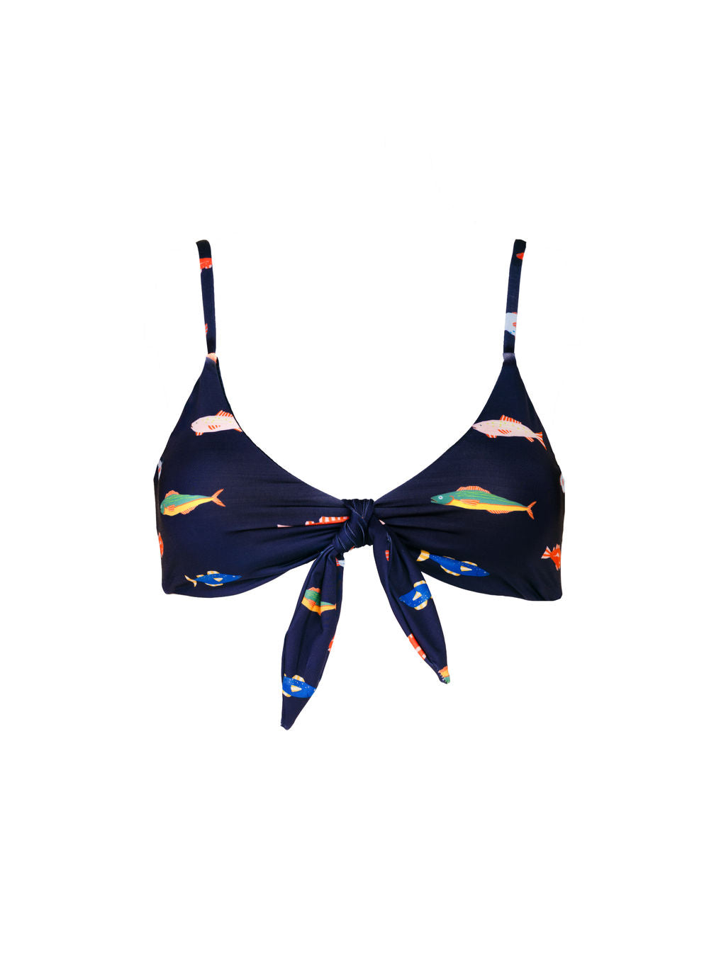 Front Tie Top in Harbor