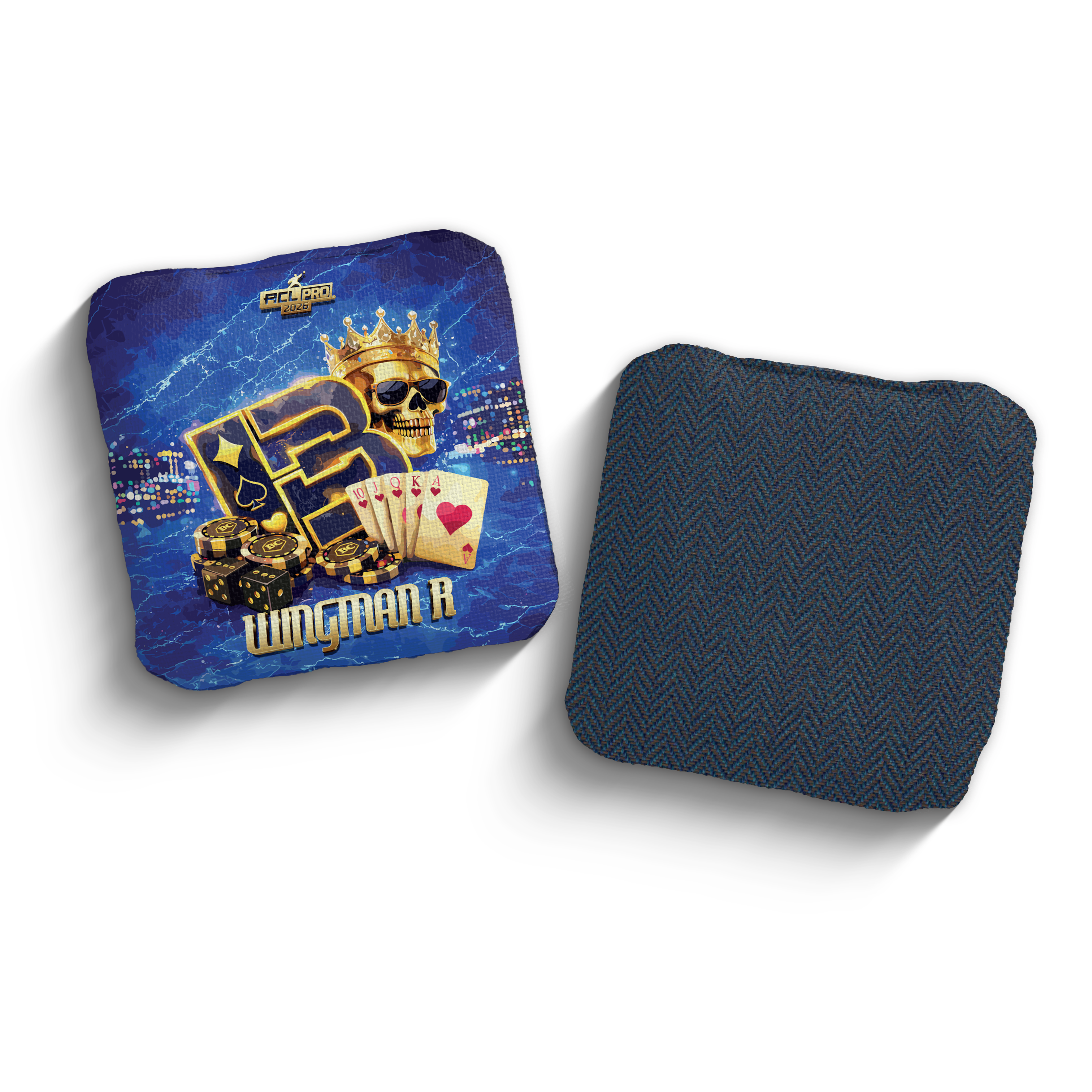 2026 Brotherhood Cornhole Wingman High Stakes Edition ACL Pro Stamped Cornhole Bags