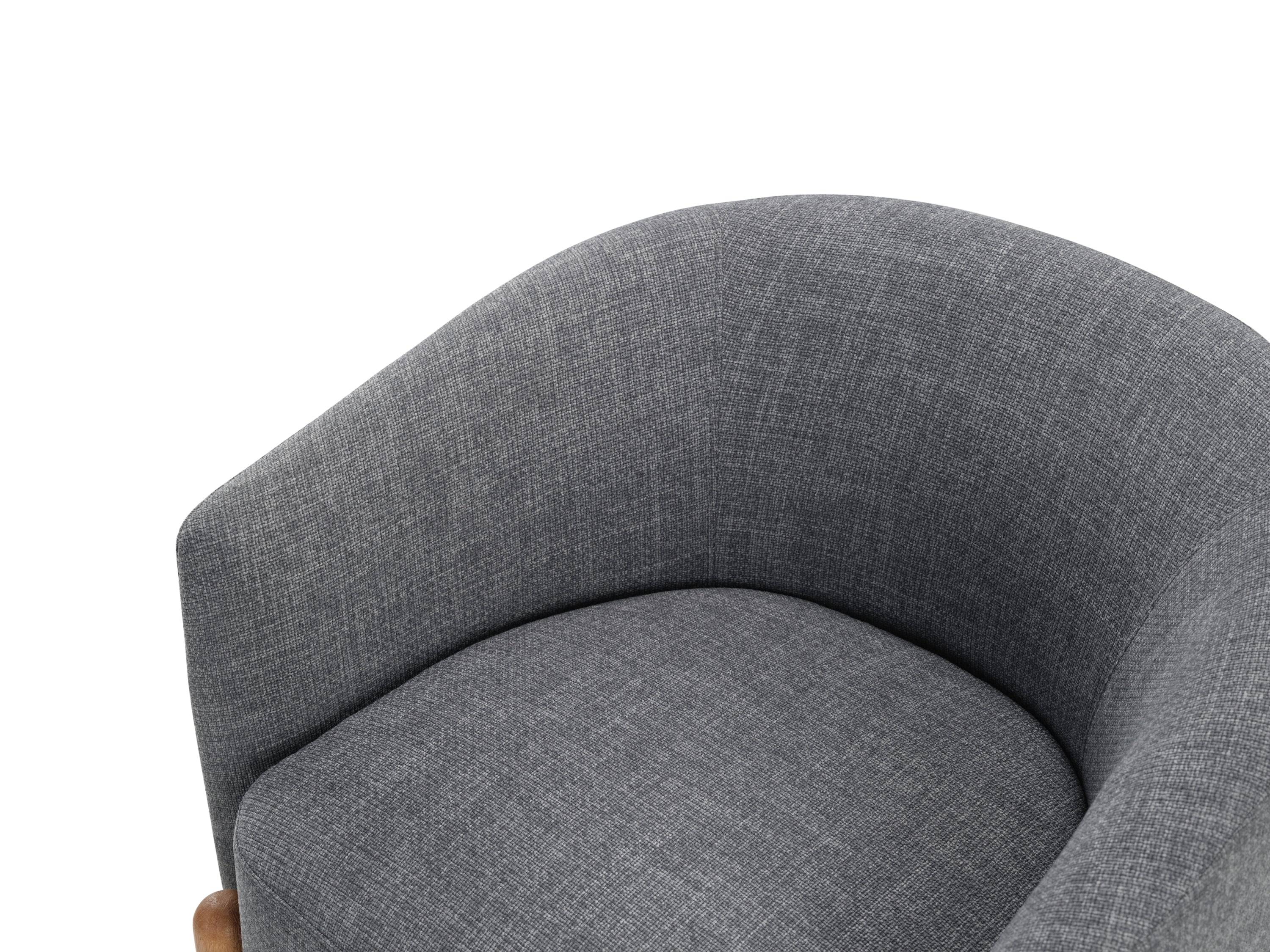 Style Comfort Accent Chair Gray Upholstery Durable Frame Solid Wood Legs Contemporary Living Room Furniture 1pc