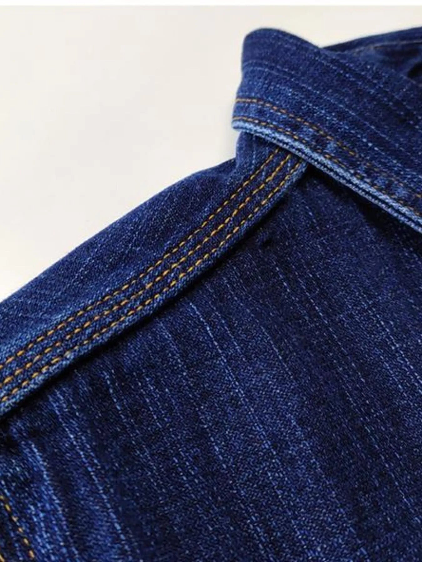Button Up Long Sleeve Denim Shirt