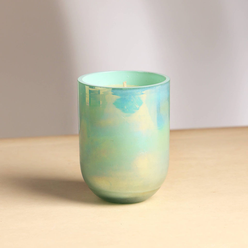 Pastel Glow Scented Wax Candle – Blue Elegant & Aromatic Candle for Home & Office  Soothing Fragrance & Long-Lasting Burn  Perfect for Relaxation, Décor & Gifting