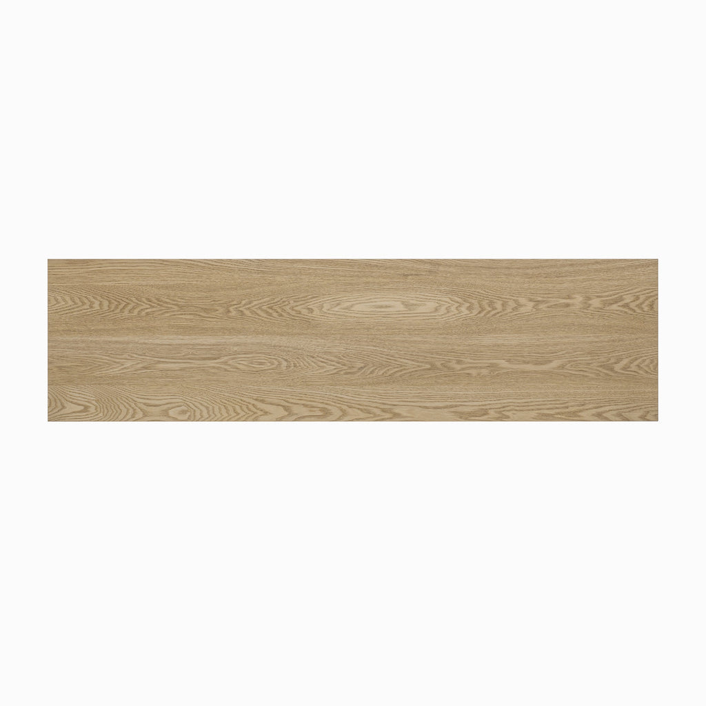 U_STYLE Modern and Curved Design Ash Veneer Console Table with Shelf,Suitable for Entryway,Hallway Living Room,Foyer,Corridor
