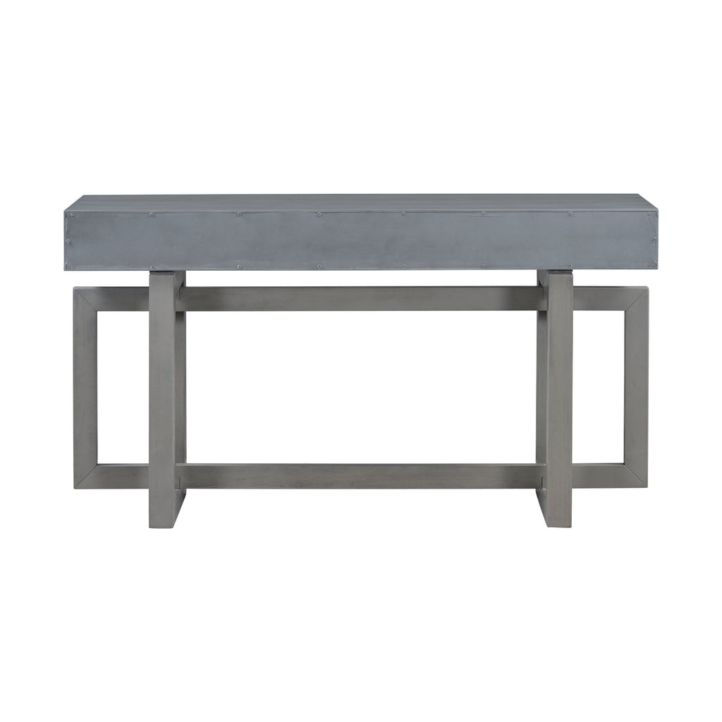 U_STYLE Elegant Console Table with Three Drawers, Extra Long Entryway Table for Entryway, Hallway, Living Room, Foyer, Corridor