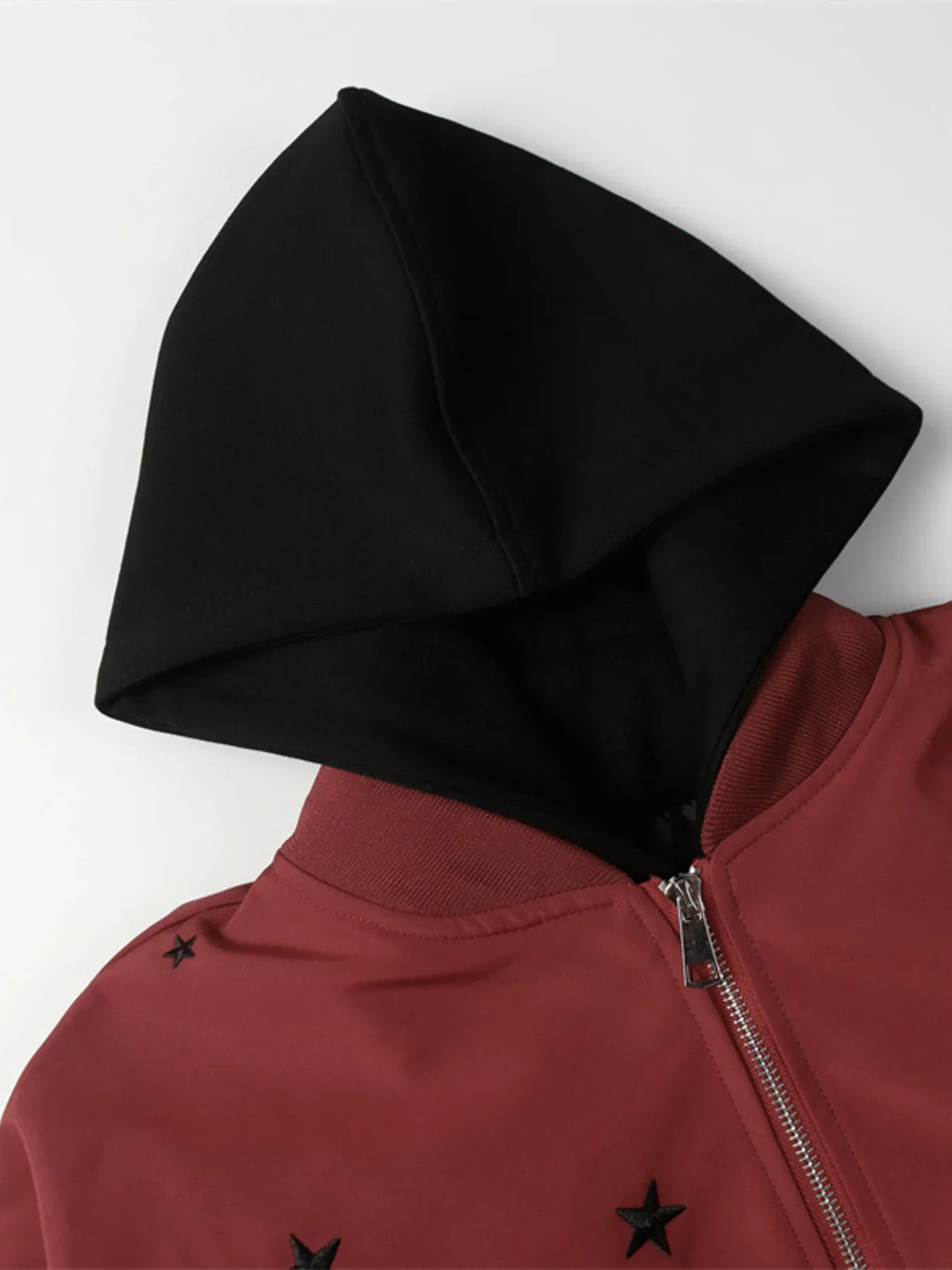 Star Zip Up Hooded Jacket