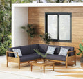 ASTON 4-PIECE SOFA SET, DARK GRAY
