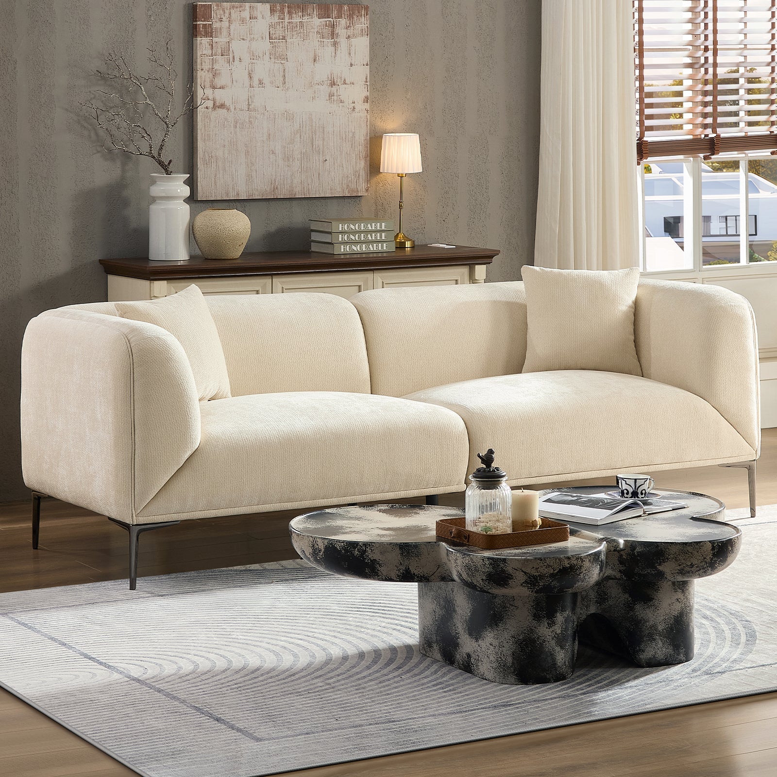 Modern Sofa for Living Room Family Movie Nights & Reading Hours
