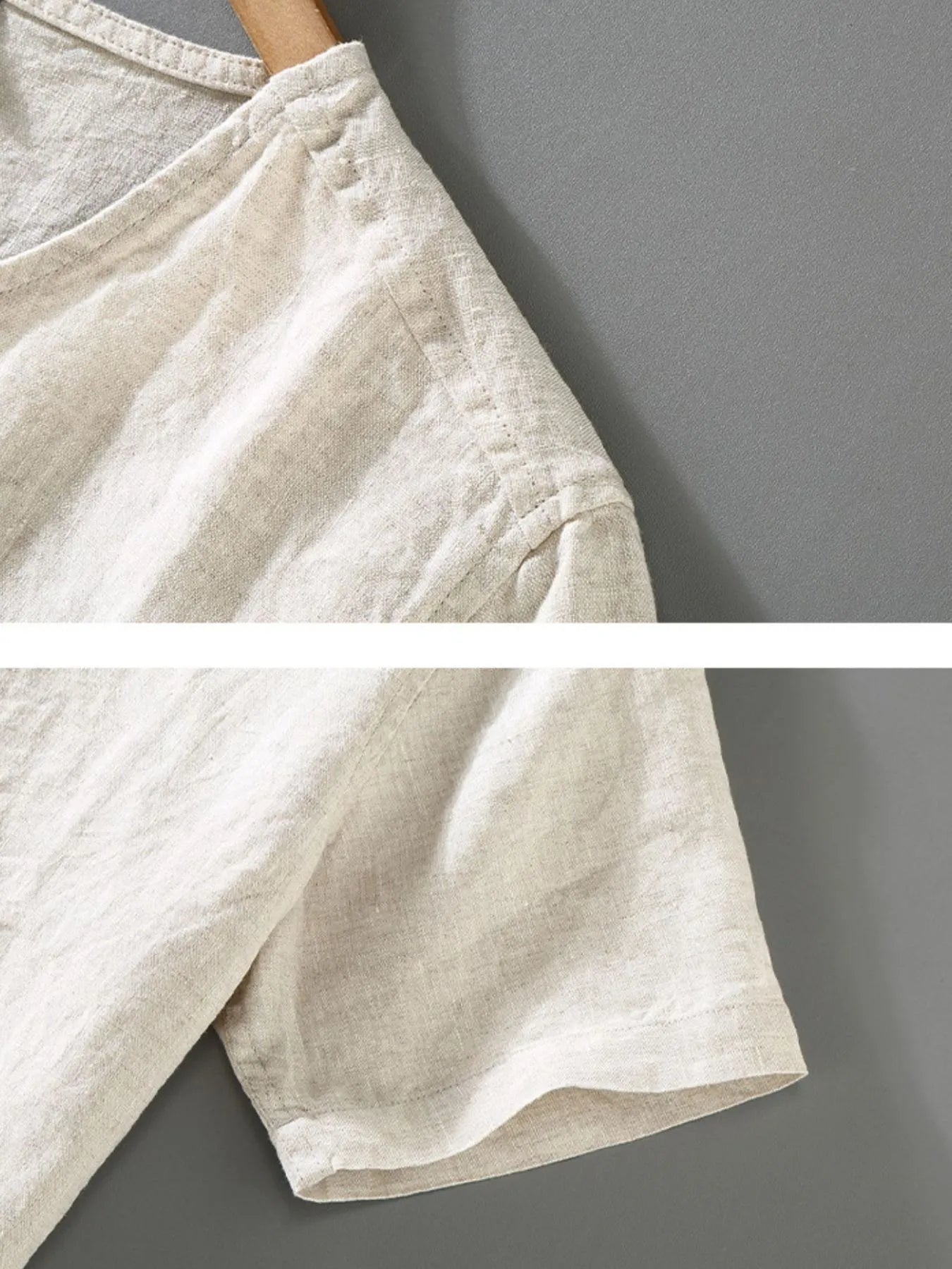 Round Neck Short Sleeve Blouse