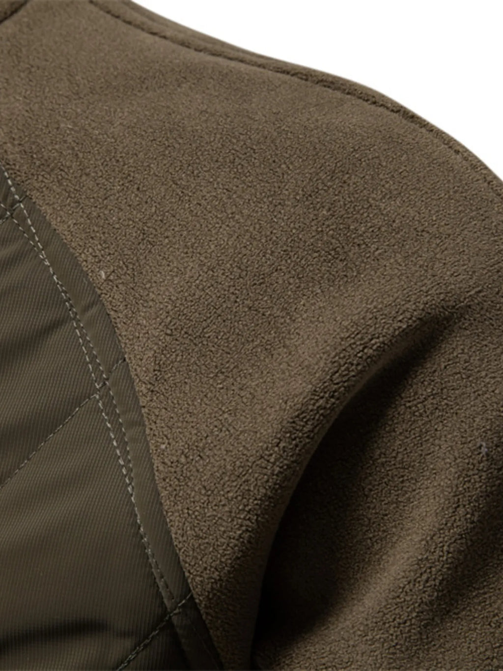 Quilted Snap Down Long Sleeve Jacket