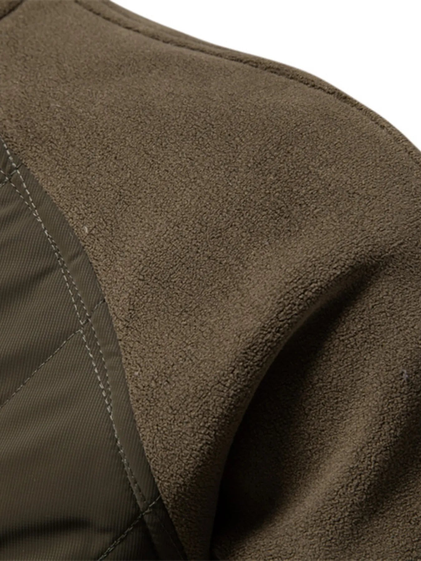 Quilted Snap Down Long Sleeve Jacket