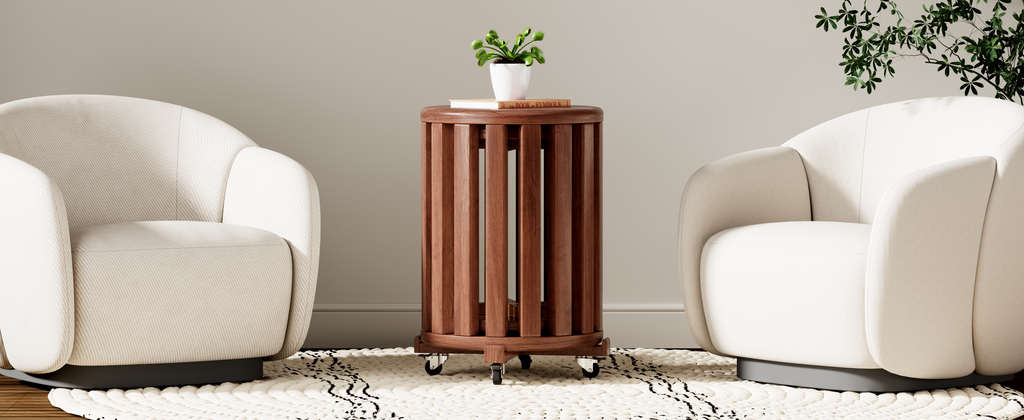 100% solid wood stackable stools set of 4, wooden stools, 18-inch stools, stacking stools, nesting tables, sturdy and durable, no installation required, top stackable round side table