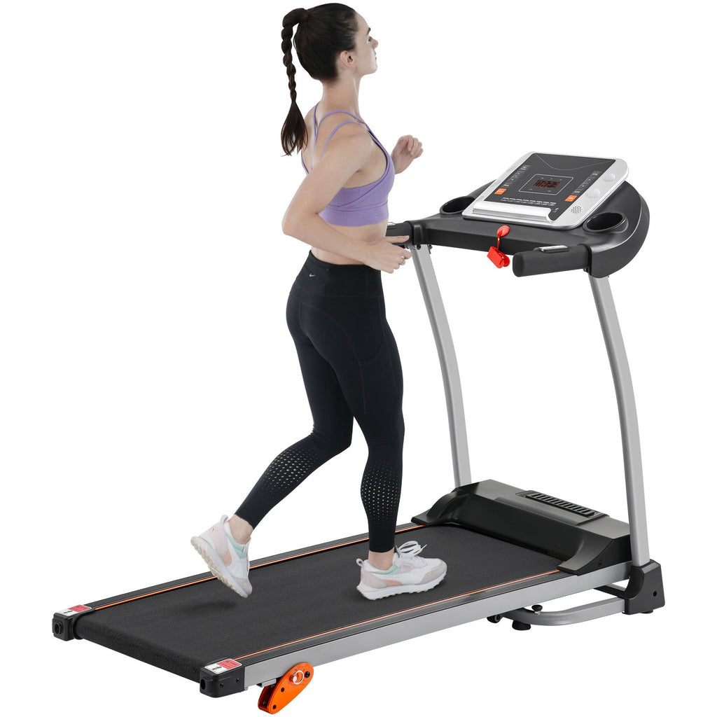 Treadmills for Home,Foldable Treadmill with Incline, 300LBS Capacity Motorized Treadmills for Running Walking Exercise,2.5HP Quiet Treadmill Machine for Home with Heart Rate Sensors & Speaker