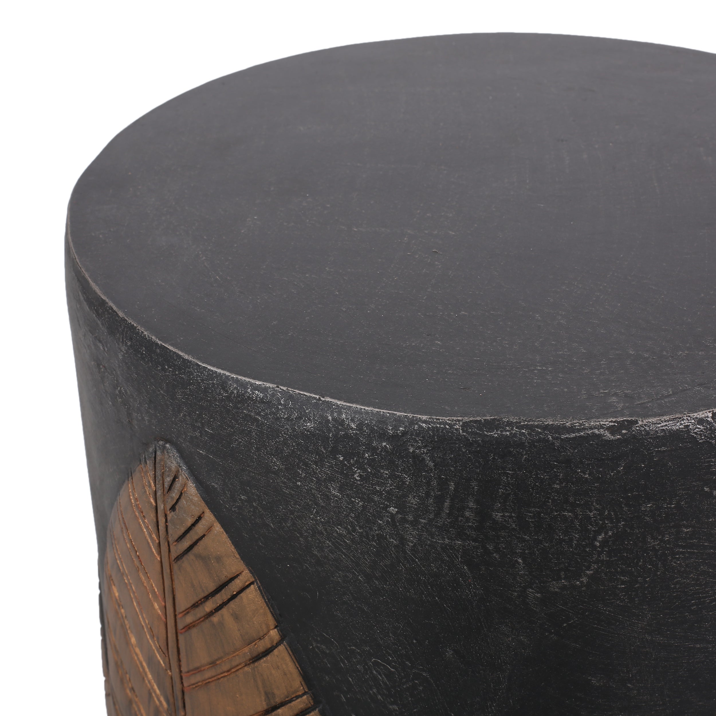 Outdoor LightWeight Concrete Side Table,Copper_73440.00