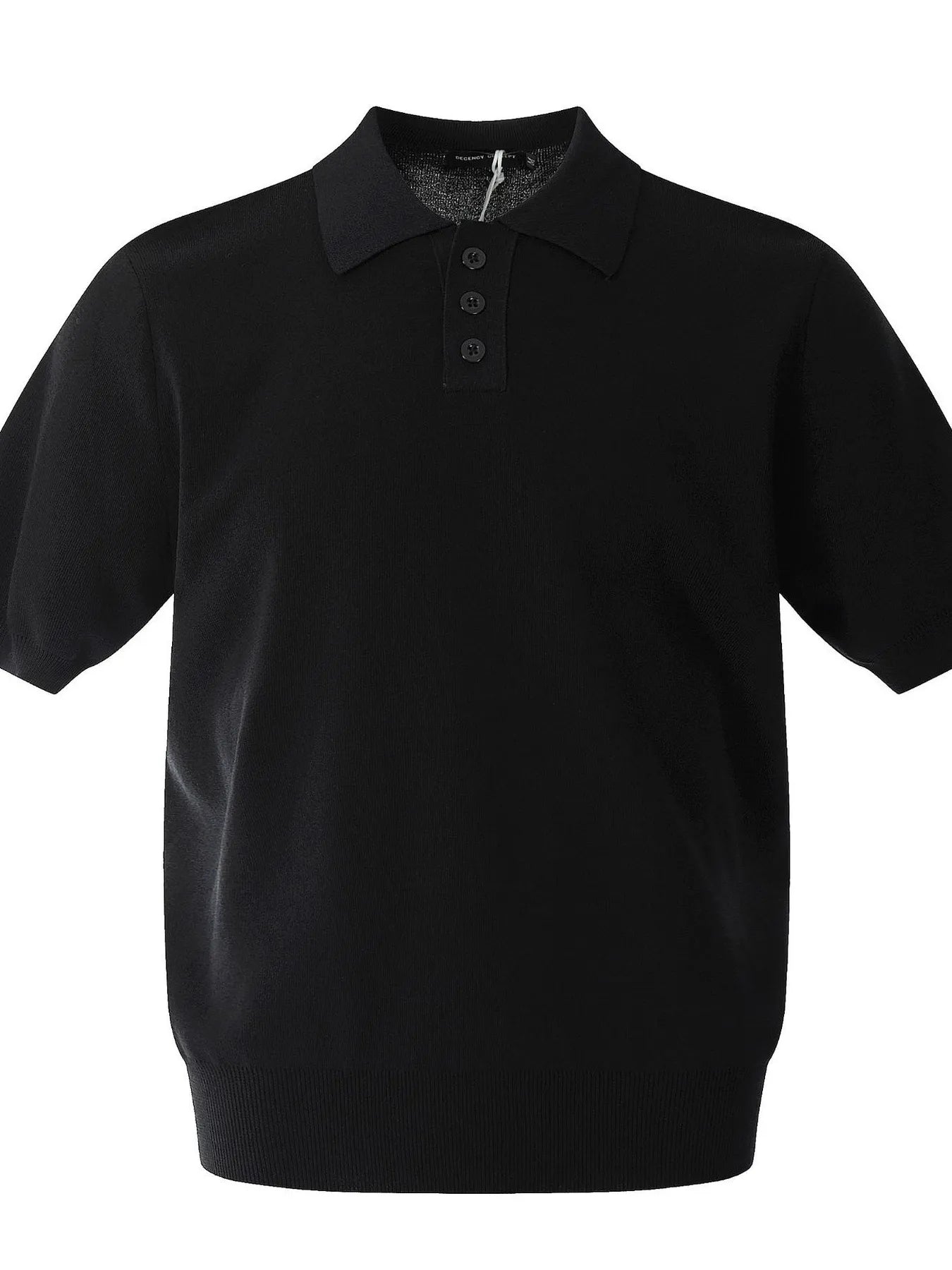 Button Detail Short Sleeve Knit Polo