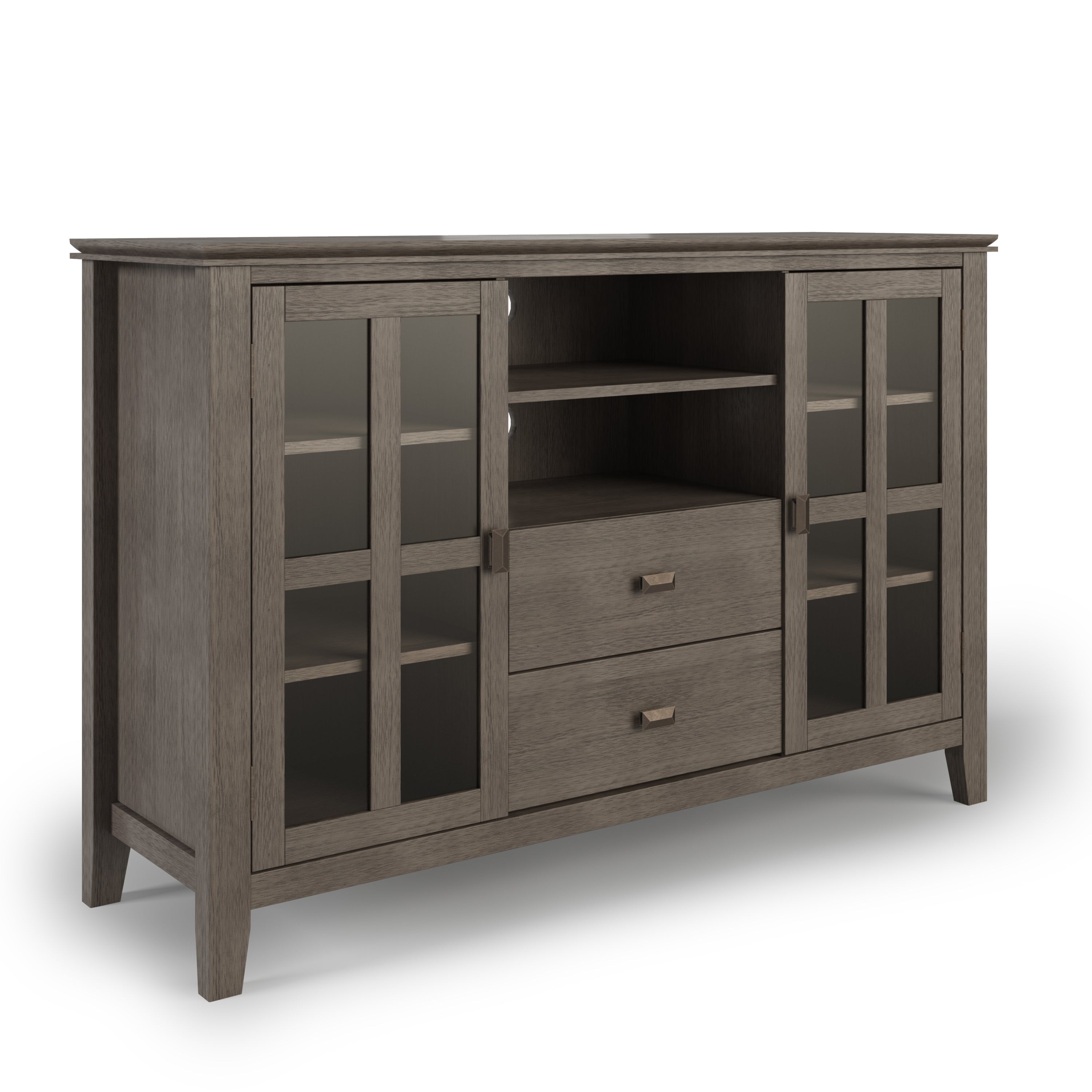 Artisan - Tall TV Media Stand - Farmhouse Grey