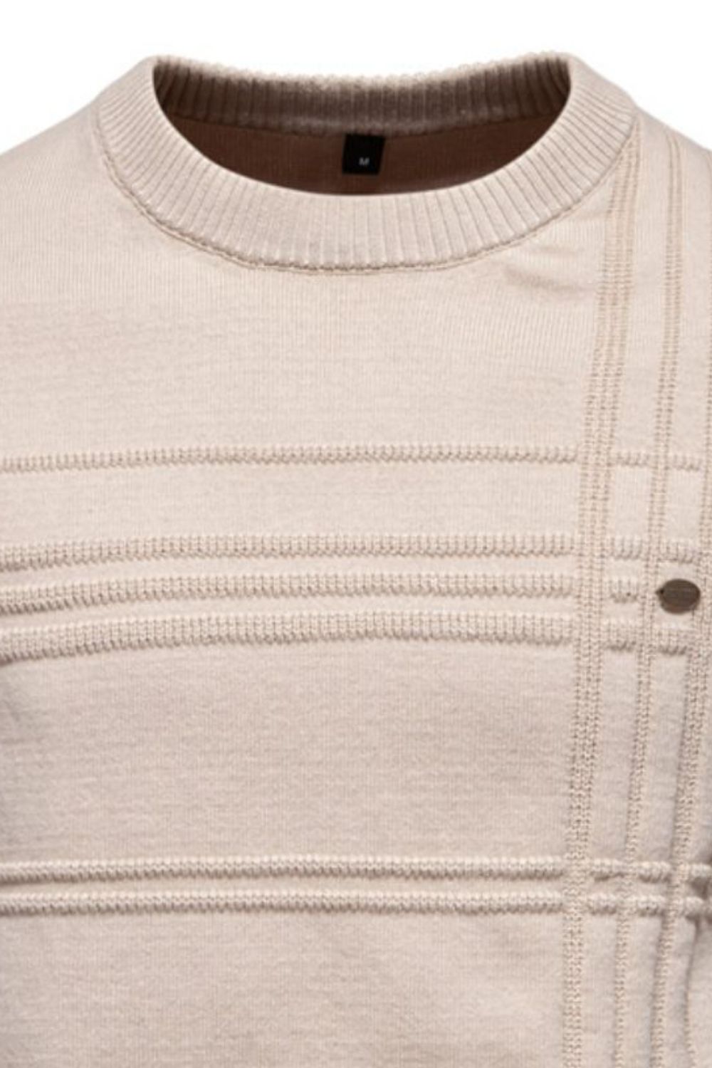 Round Neck Striped Sweater
