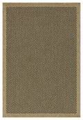 Earth GC_NTL1003 Jute/Black 5 ft. 3 in. x 7 ft. 3 in. Indoor/Outdoor Area Rug