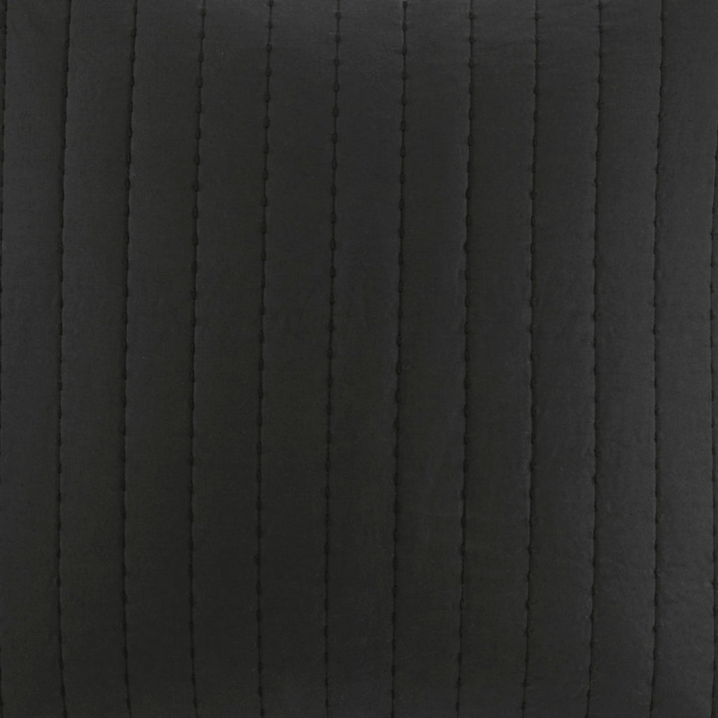 Cotton Quilted Euro Sham Black Euro Sham