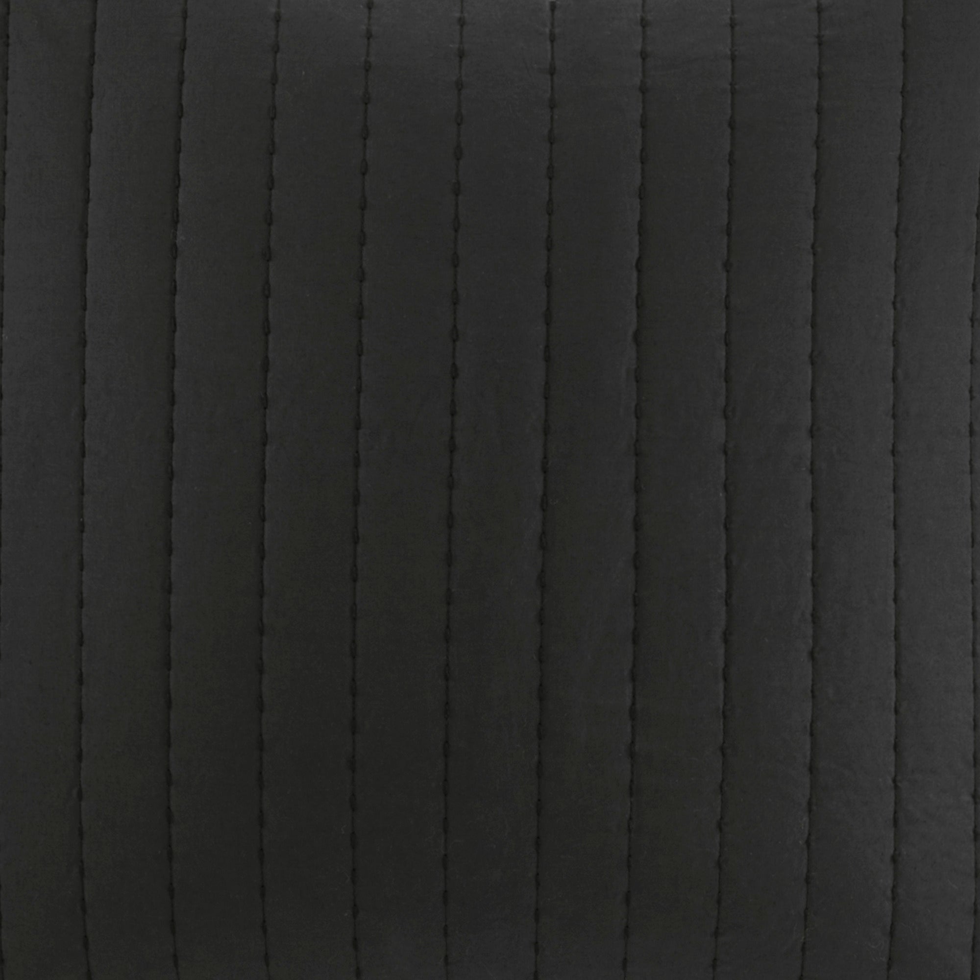 Cotton Quilted Euro Sham Black Euro Sham