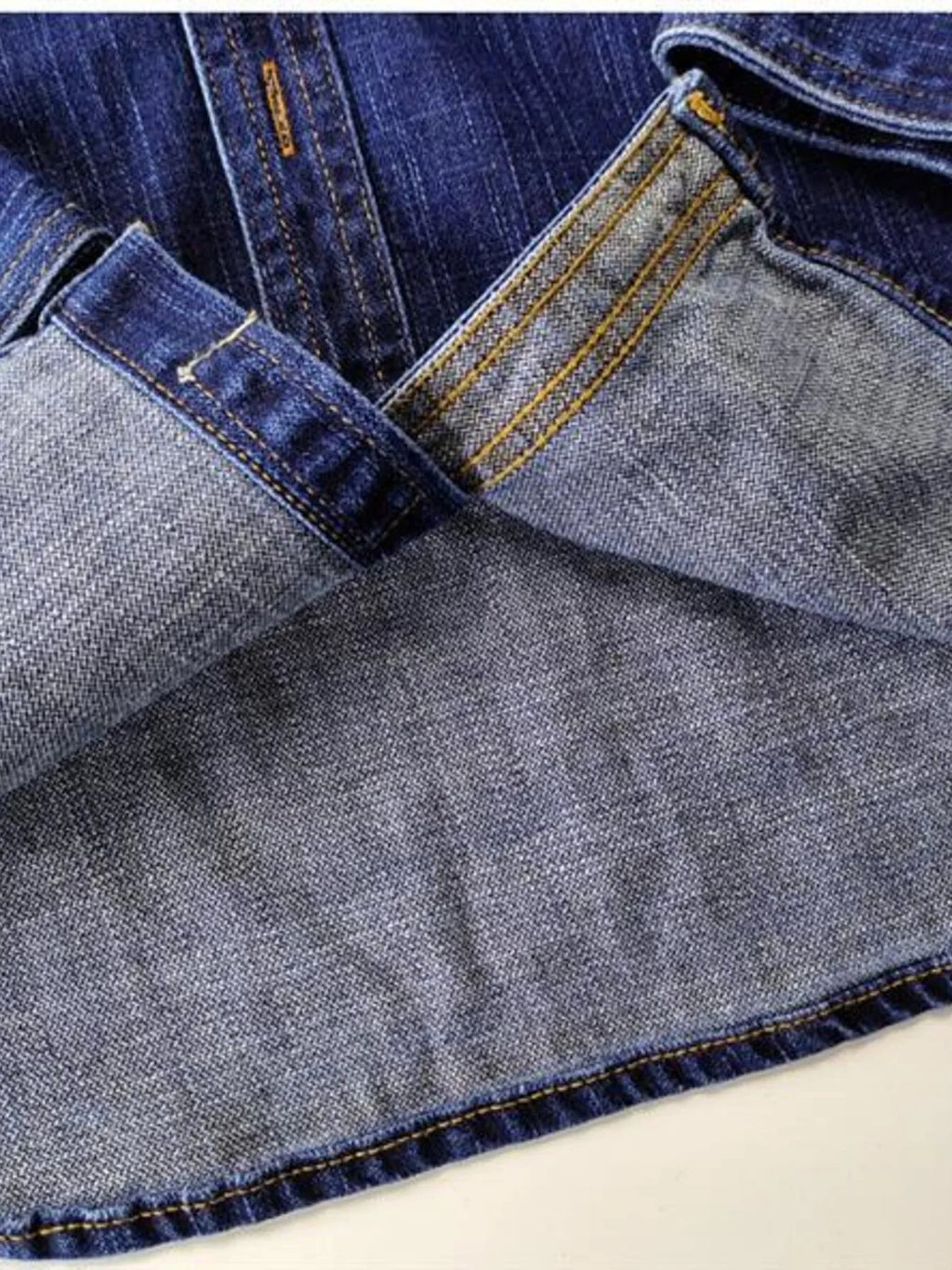 Button Up Long Sleeve Denim Shirt