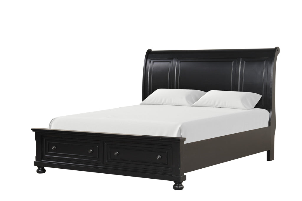 Meade G8925A-QB Queen Bed , Black