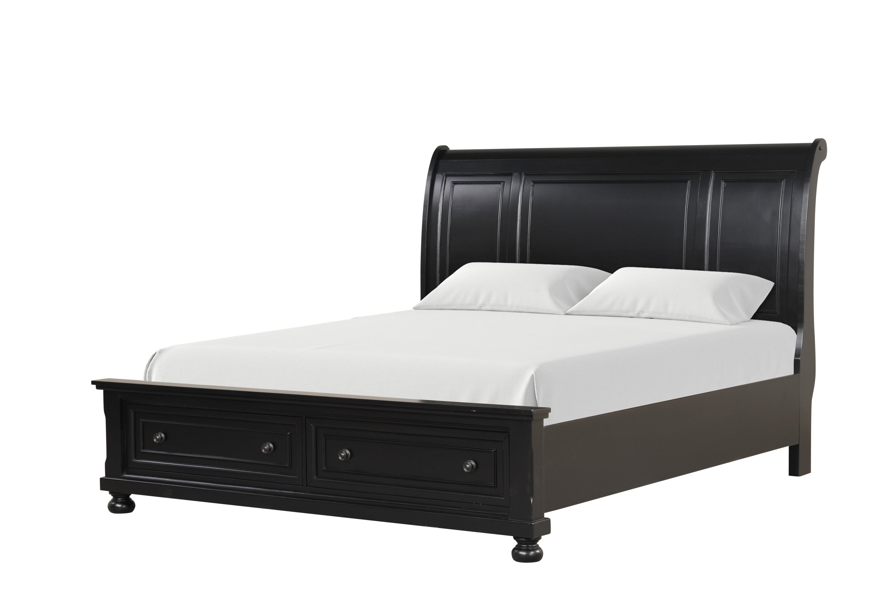 Meade G8925A-QB Queen Bed , Black