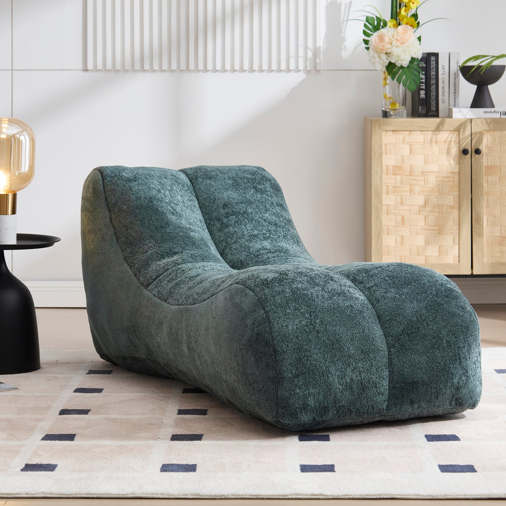 Creative Bean Bag Sofa Chair for Adults with High-Quality Sponge Filling and Polyester Fiber,59x30x23.6 inches