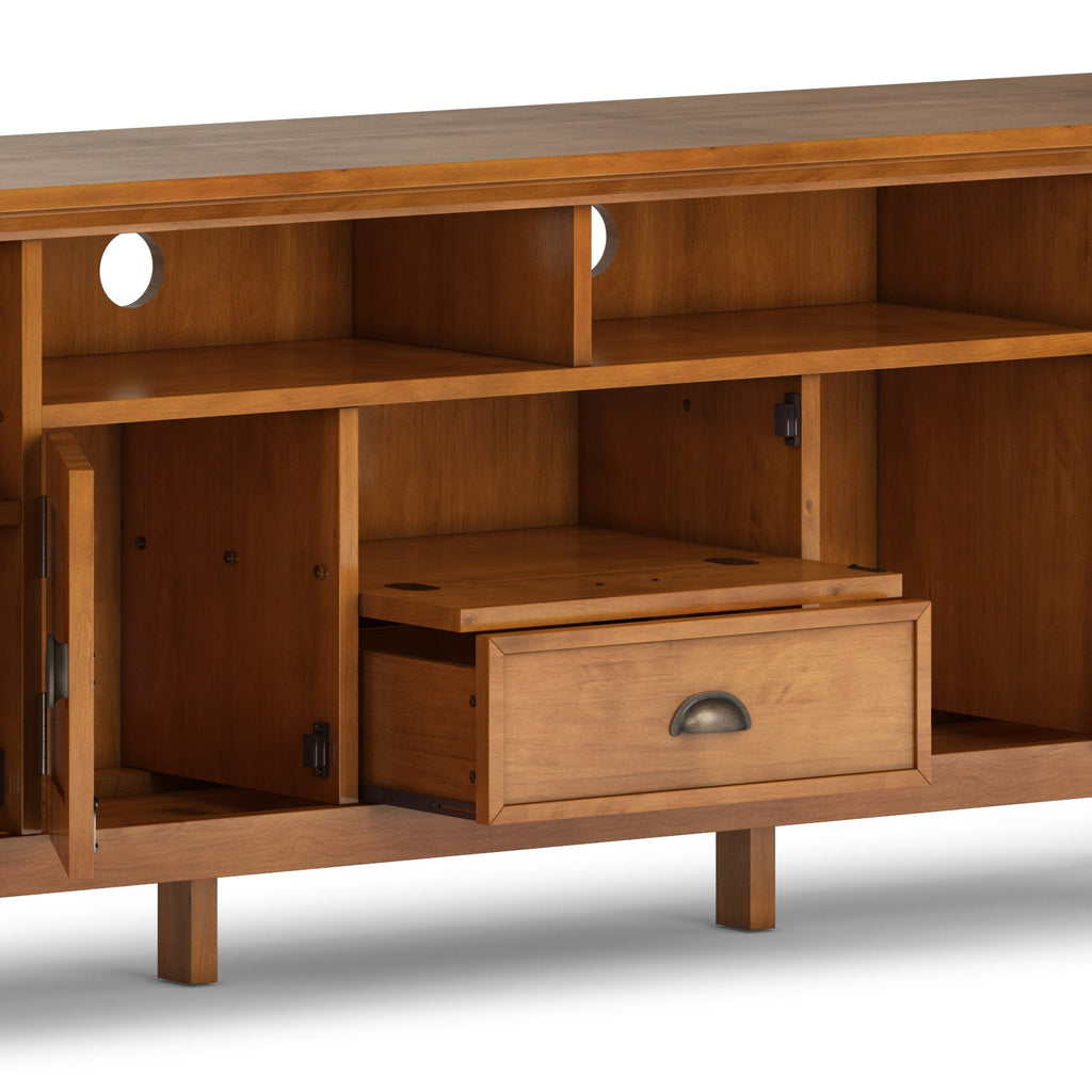 Redmond - 72' TV Media Stand - Light Golden Brown