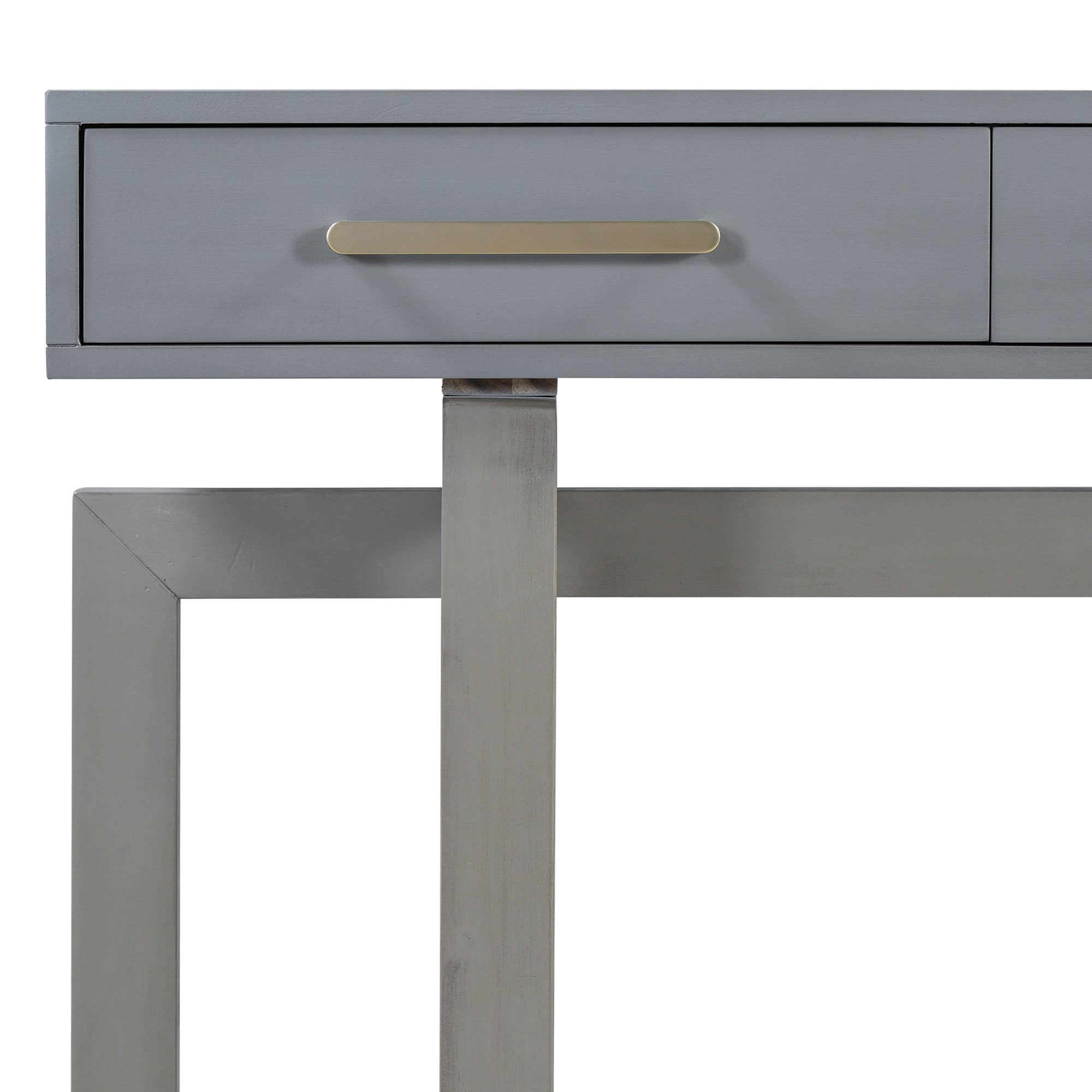 U_STYLE Elegant Console Table with Three Drawers, Extra Long Entryway Table for Entryway, Hallway, Living Room, Foyer, Corridor