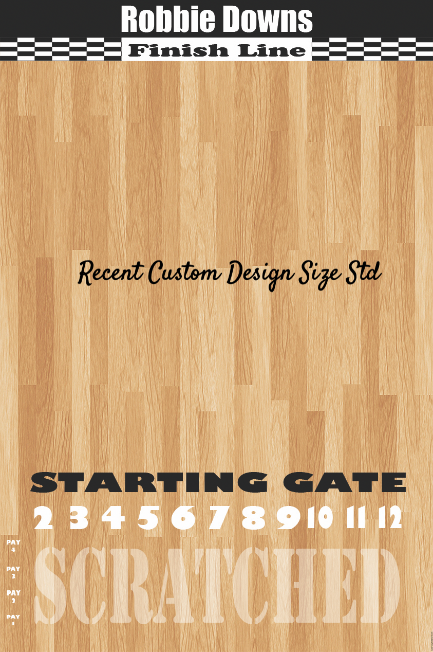 The Horse Race Game Plain or Custom Theme