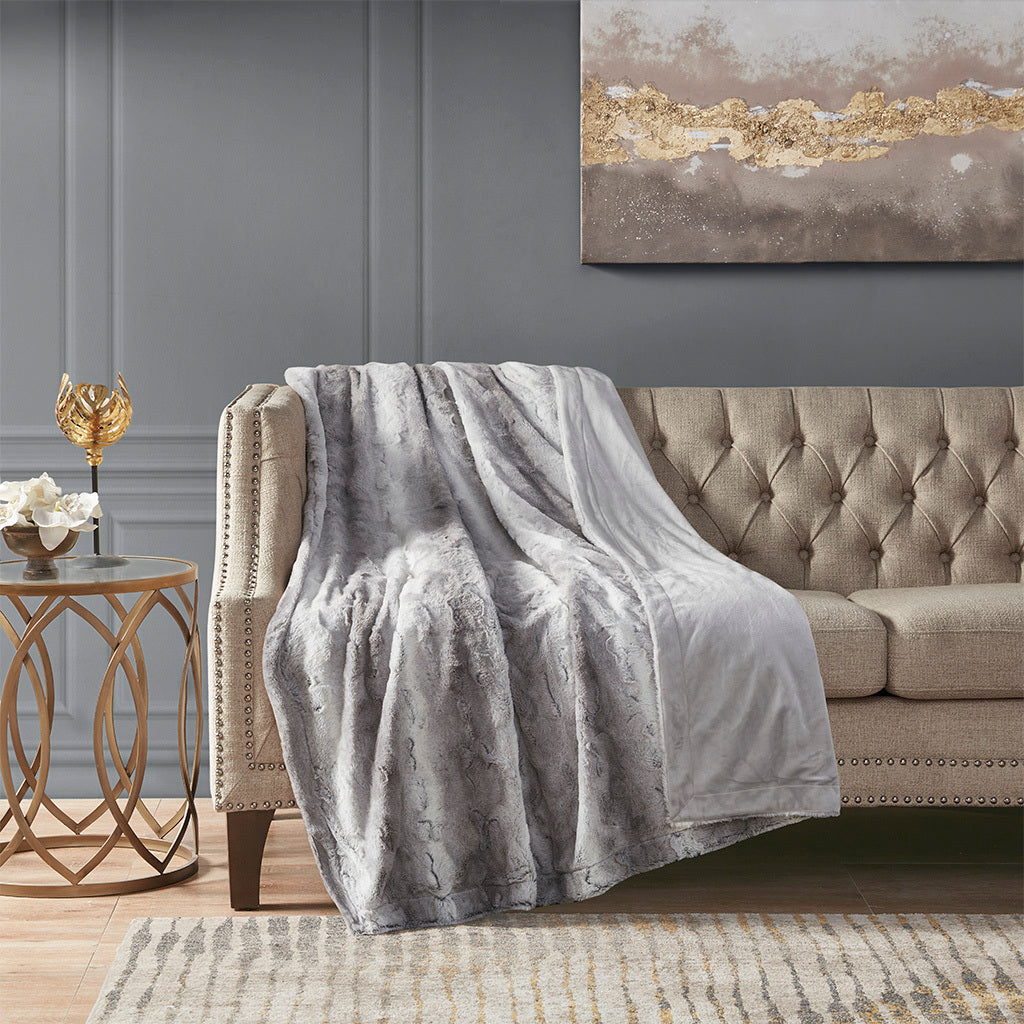 Oversized Faux Fur Throw