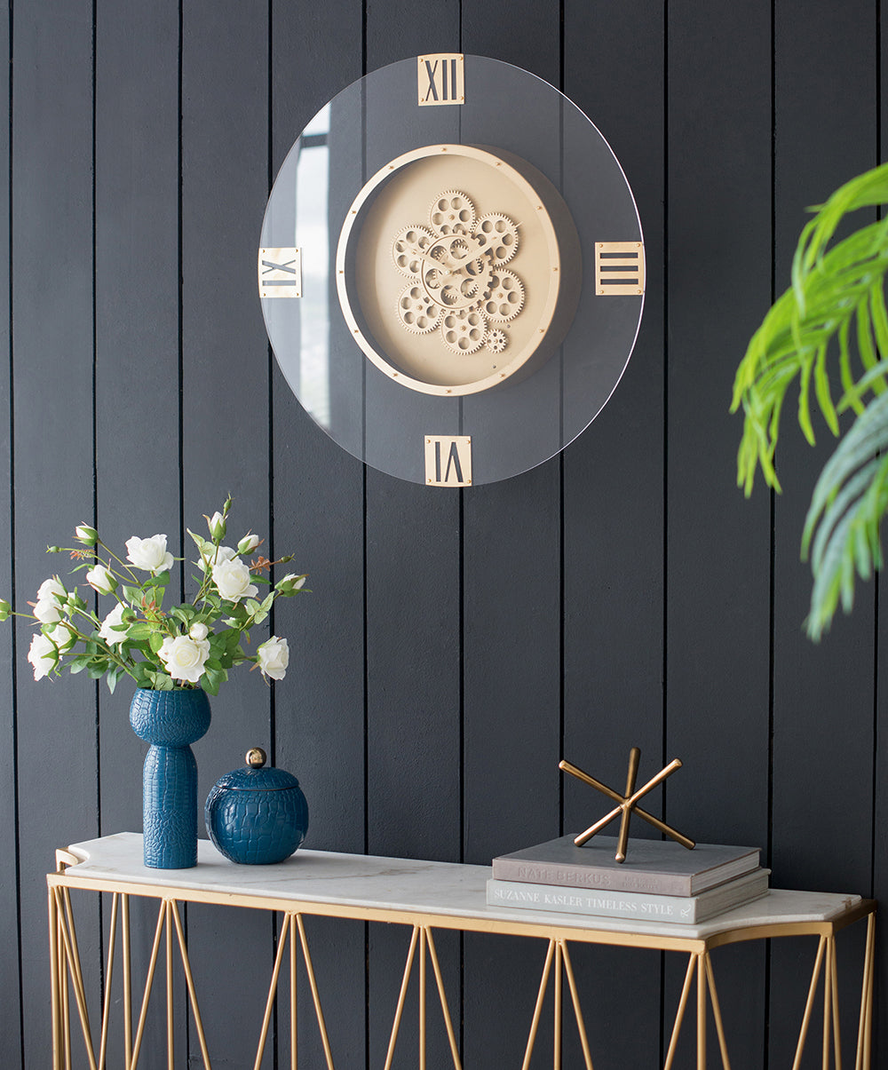 23.5' Round Moving Gear Roman Numeral Clock