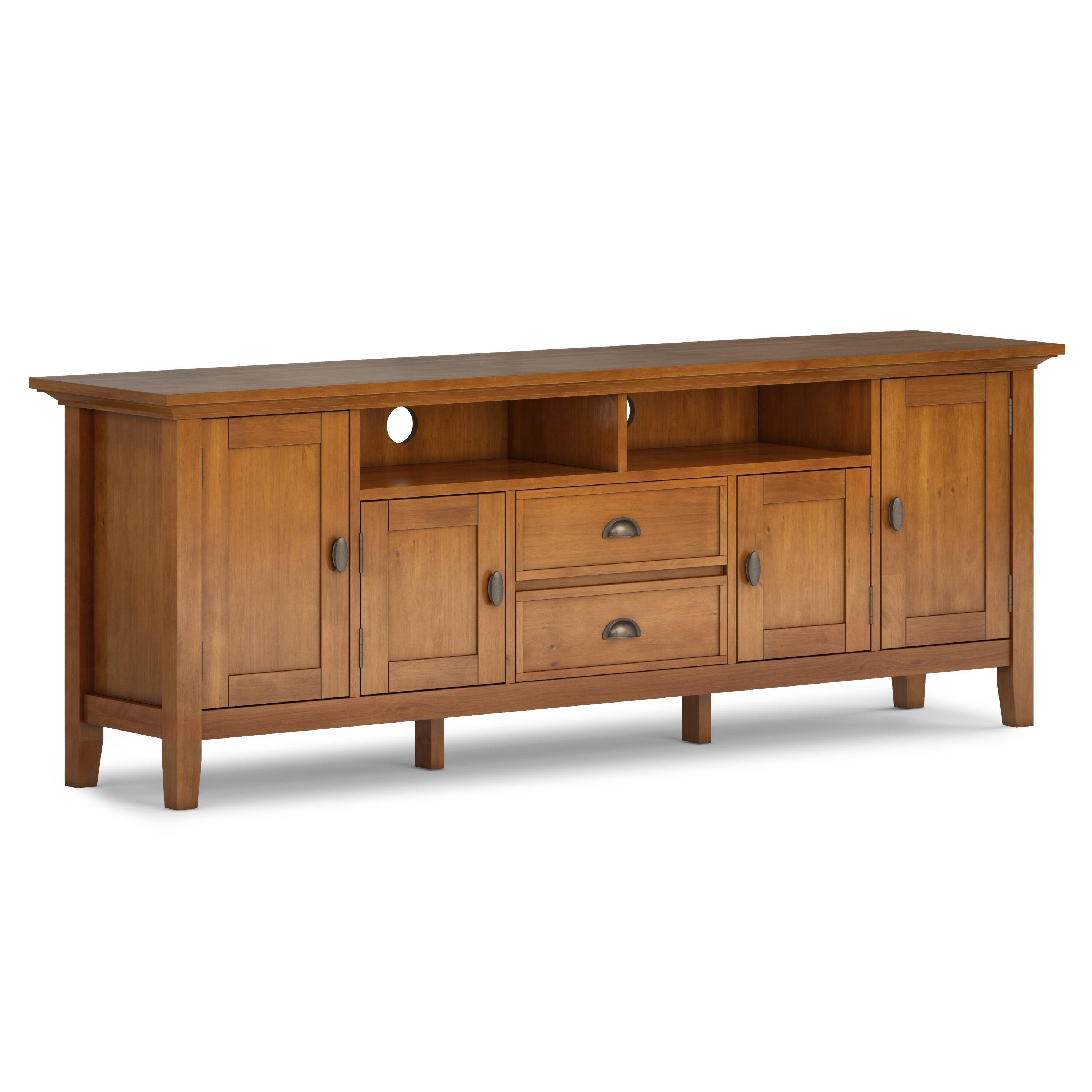 Redmond - 72' TV Media Stand - Light Golden Brown