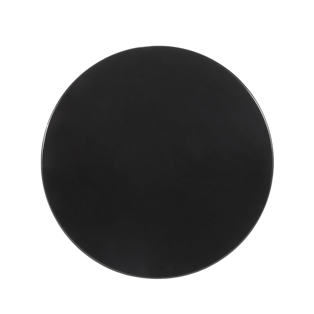 Delight Powder-coated Iron End Table, Set of 2, Black