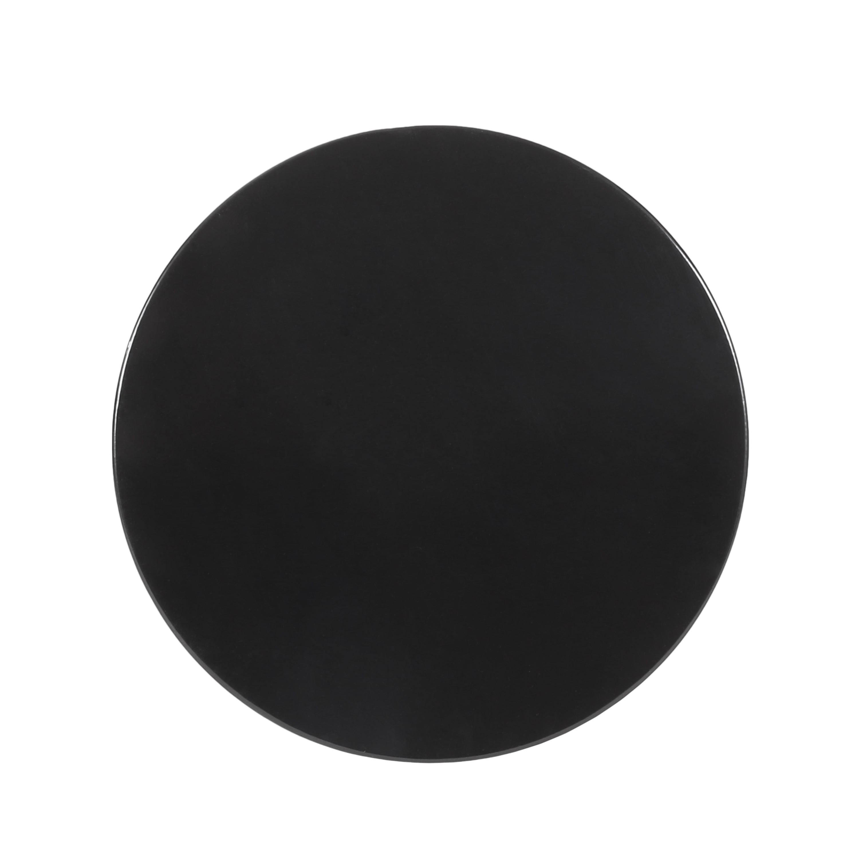 Delight Powder-coated Iron End Table, Set of 2, Black