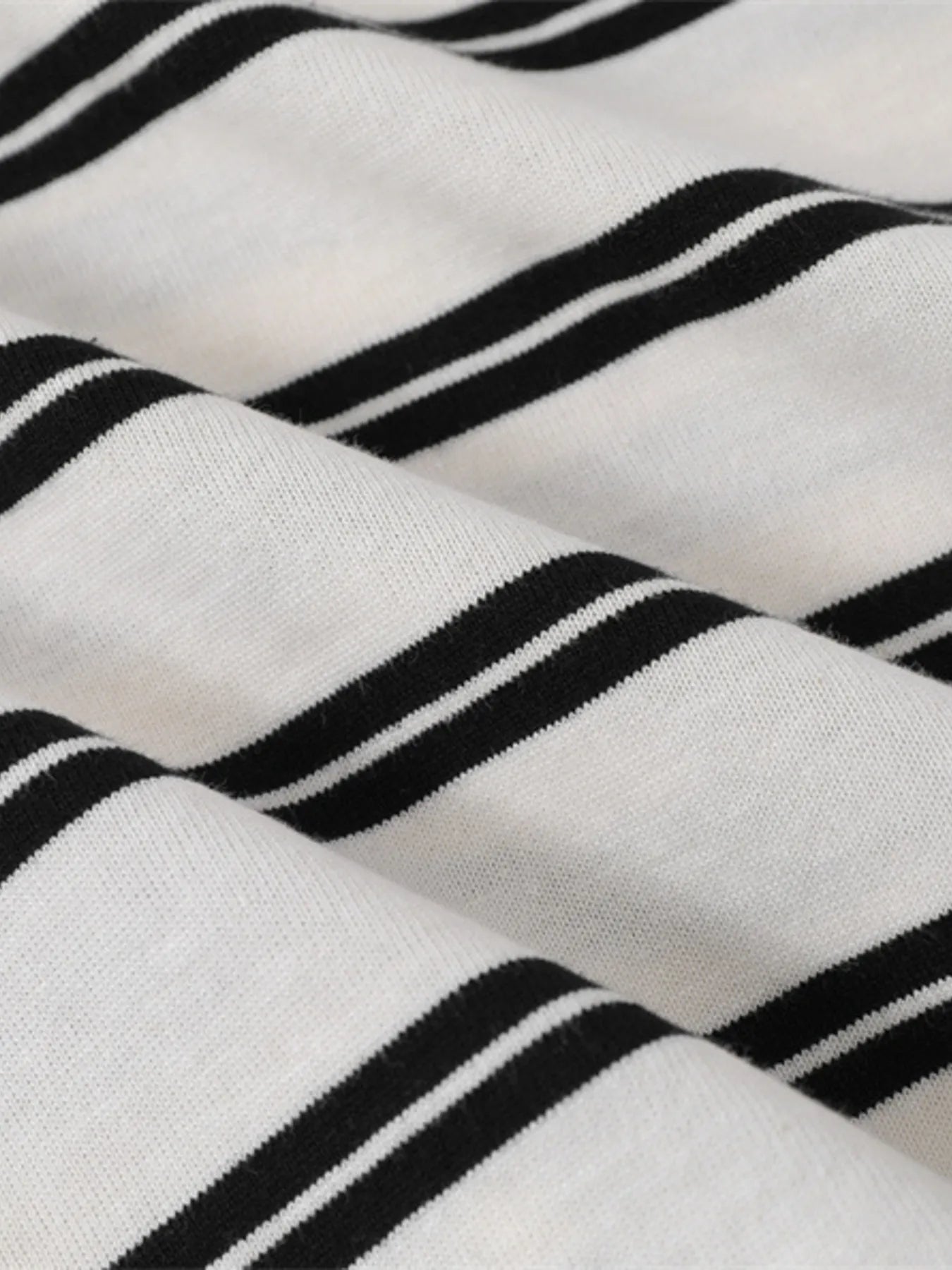Striped Round Neck Long Sleeve T-Shirt
