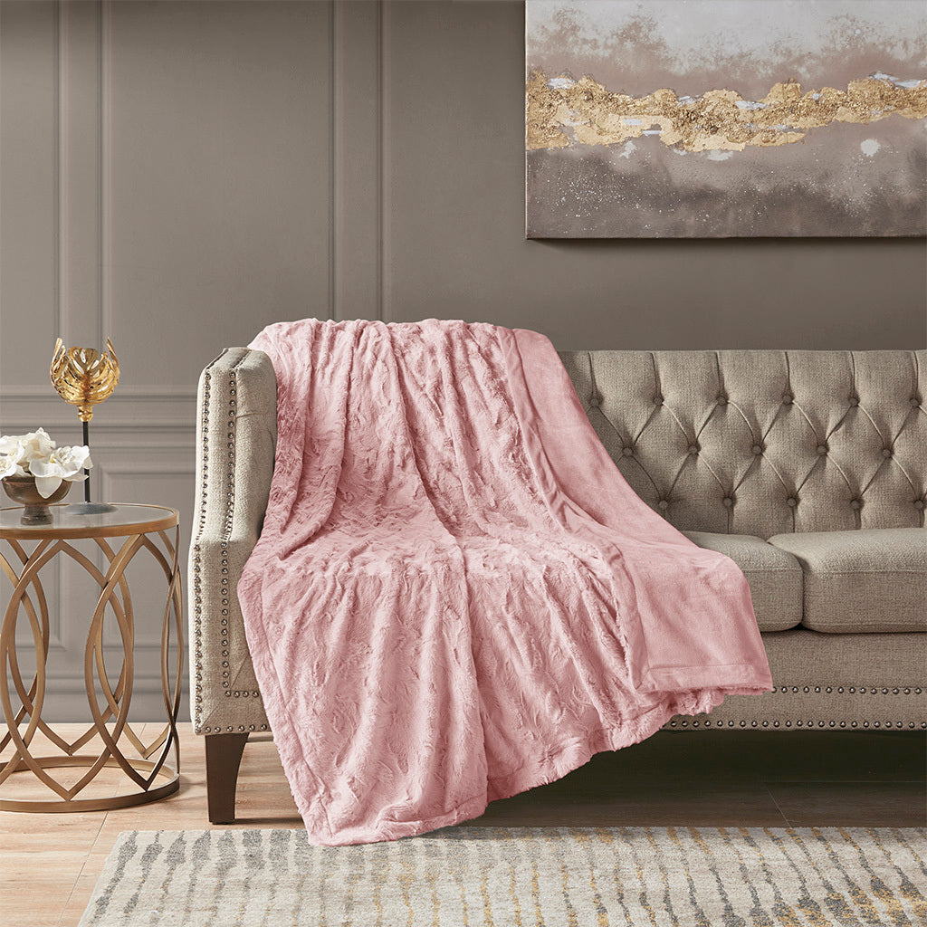 Oversized Faux Fur Throw
