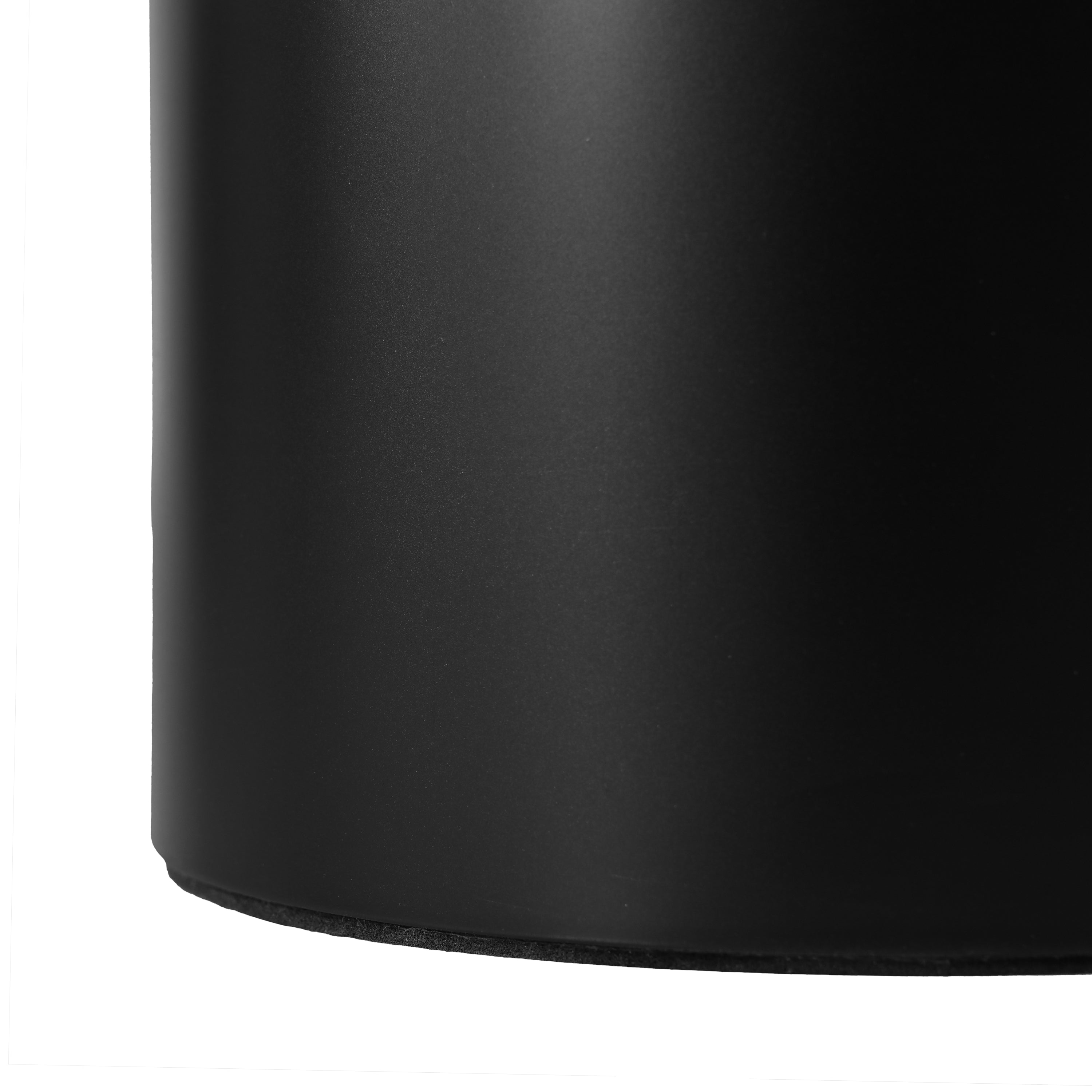 ON-TREND 44'' x 25.9'' Easy Assembly Cloud Coffee Table with 1.5'' Thick Tabletop, Cream Style Irregular End Table with 3 Sturdy Legs, Sleek Center Table with Round Edge for Living Room, Black