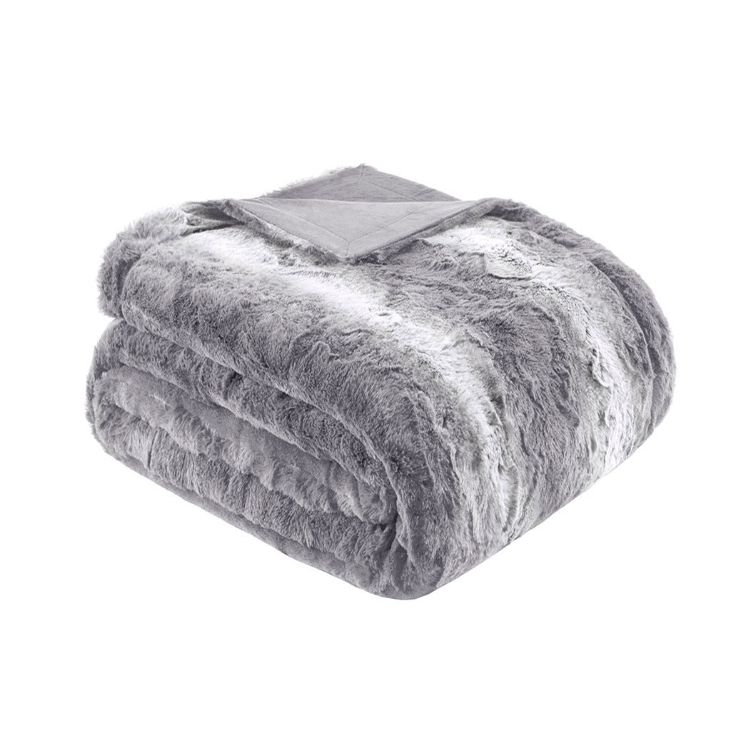 Oversized Faux Fur Throw