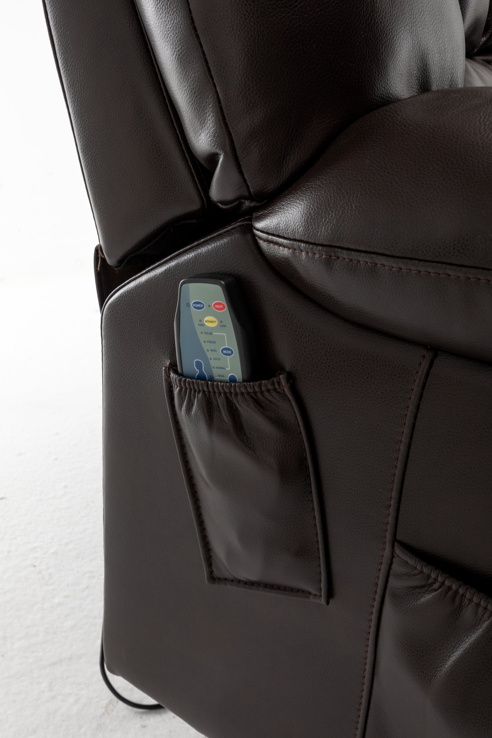 Lift Chair for Big and Tall Person with Inconvenient Legs: High Density Foam Lift Sofa with Heat and Massage, 2 Pockets, 2 Cup Holder, 2 Remote, OKIN Motor