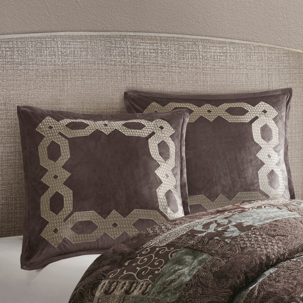 European Pillow Sham Brown 26x26'