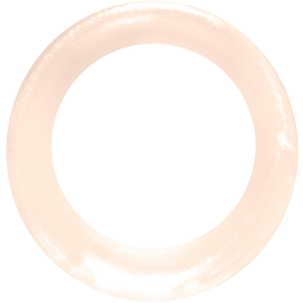 Thin Flexible Peach Silicone Tunnel Plug Set 11mm to 25mm