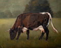 Brown Cotswold Cow Print
