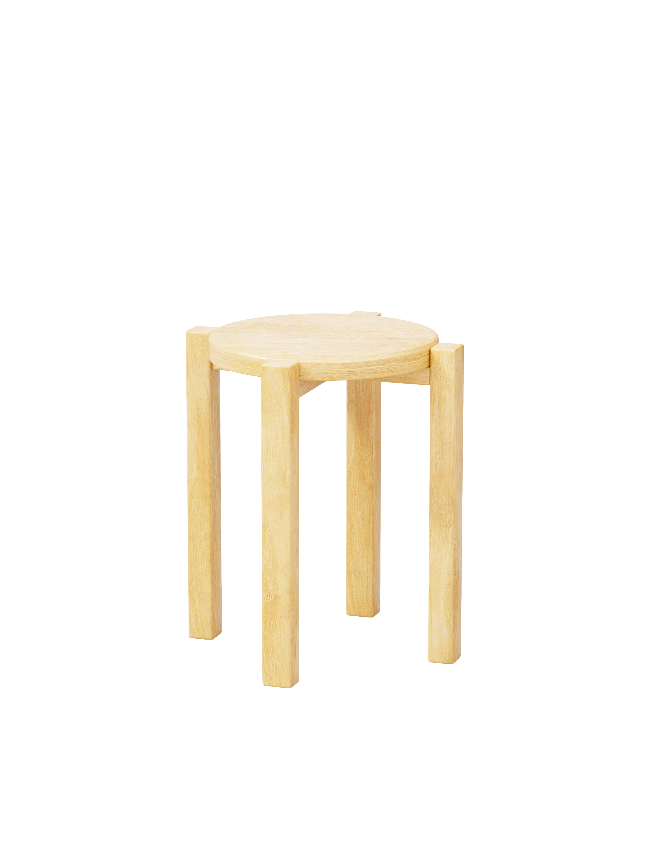 100% solid wood stackable stools set of 4, wooden stools, 18-inch stools, stacking stools, nesting tables, sturdy and durable, no installation required, top stackable round side table