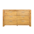 53x17x31.5" 6-Drawer Dresser